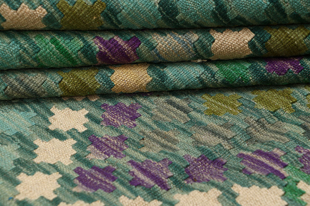 Multi Colored Kilim 8' 4 x 10' 2 - No. 66965 - ALRUG Rug Store