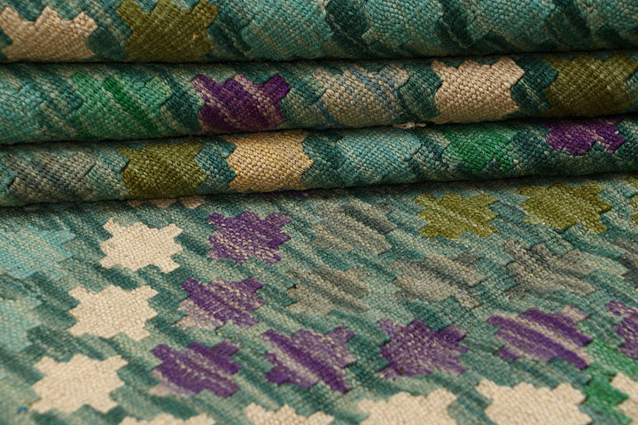 Multi Colored Kilim 8' 4 x 10' 2 - No. 66965 - ALRUG Rug Store