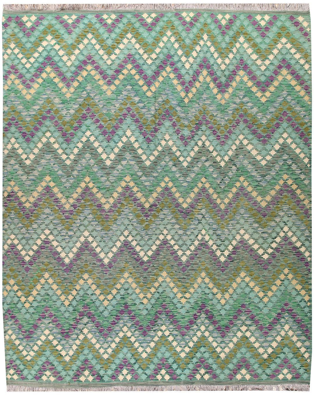 Multi Colored Kilim 8' 4 x 10' 2 - No. 66965 - ALRUG Rug Store