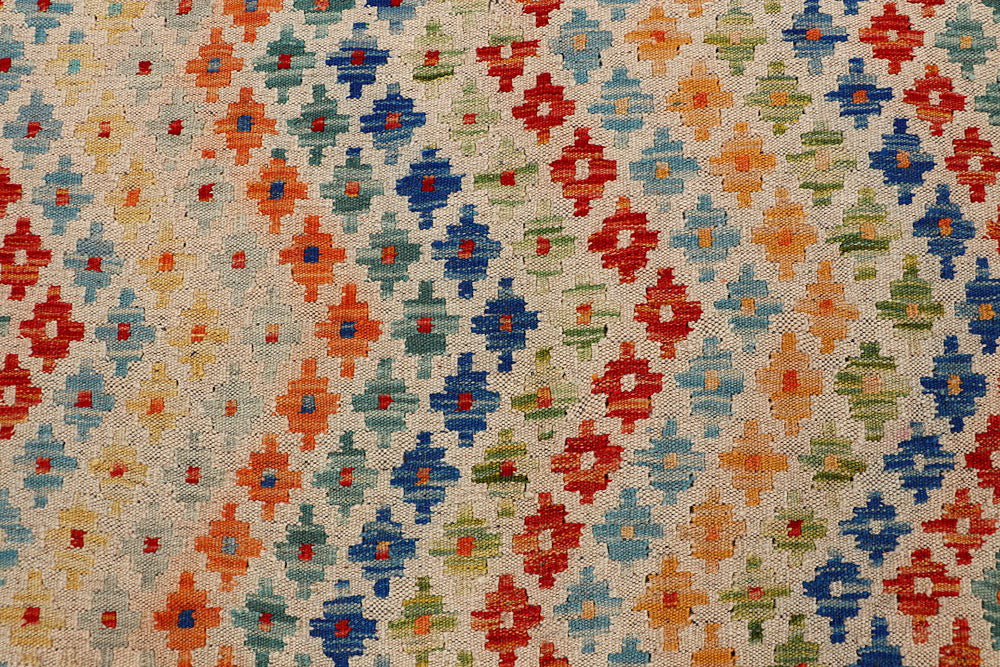 Multi Colored Kilim 8' 9 x 9' 9 - No. 66966 - ALRUG Rug Store