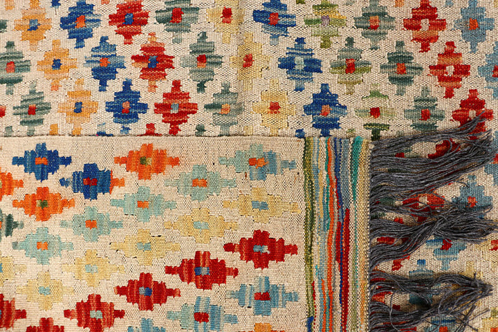 Multi Colored Kilim 8' 9 x 9' 9 - No. 66966 - ALRUG Rug Store