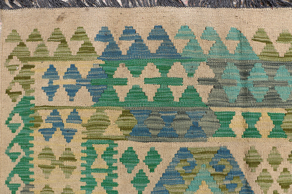 Multi Colored Kilim 8' 4 x 11' 2 - No. 66967 - ALRUG Rug Store