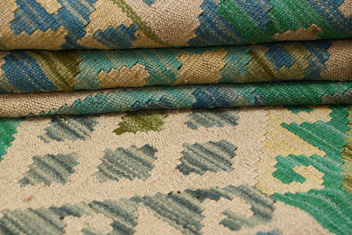 Multi Colored Kilim 8' 4 x 11' 2 - No. 66967 - ALRUG Rug Store