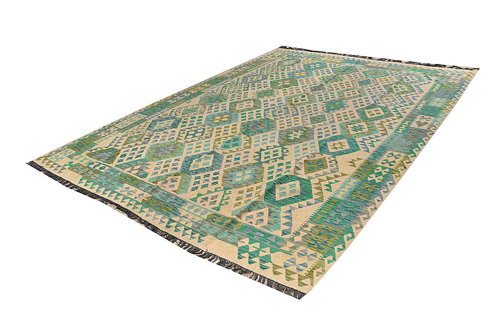 Multi Colored Kilim 8' 4 x 11' 2 - No. 66967 - ALRUG Rug Store