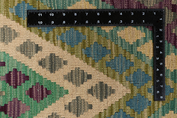 Multi Colored Kilim 8' 7 x 11' 2 - No. 66970 - ALRUG Rug Store