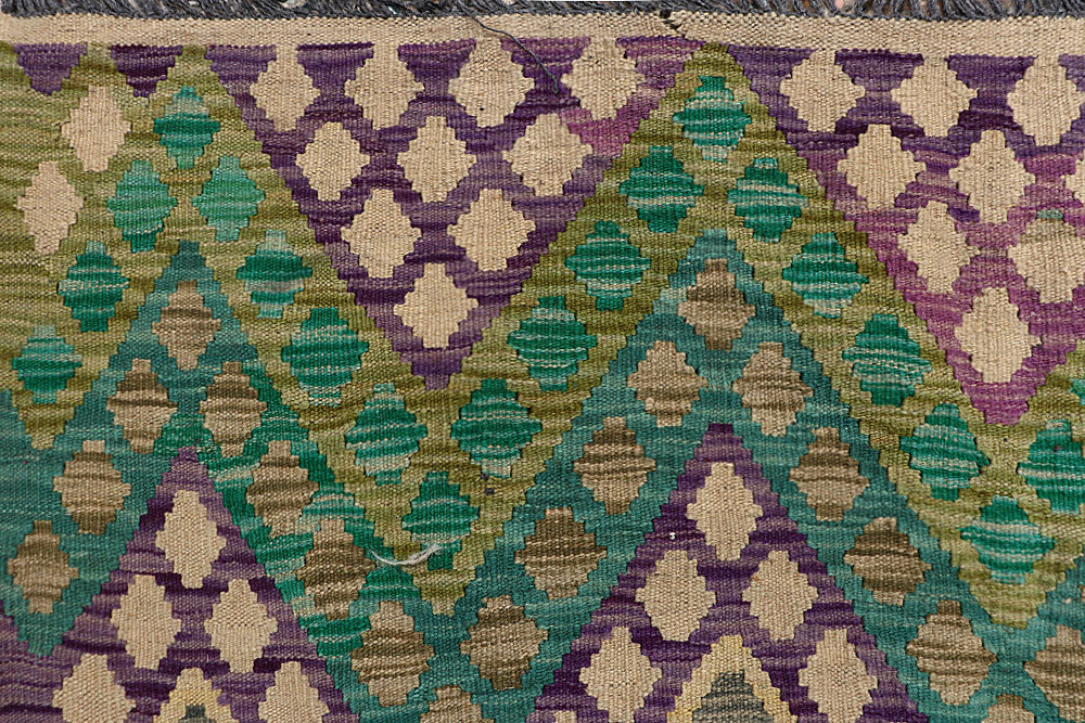 Multi Colored Kilim 8' 1 x 10' 8 - No. 66971 - ALRUG Rug Store