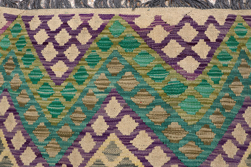 Multi Colored Kilim 8' 1 x 10' 8 - No. 66971 - ALRUG Rug Store