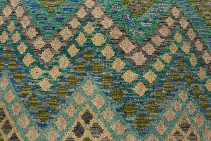 Multi Colored Kilim 8' 1 x 10' 8 - No. 66971 - ALRUG Rug Store