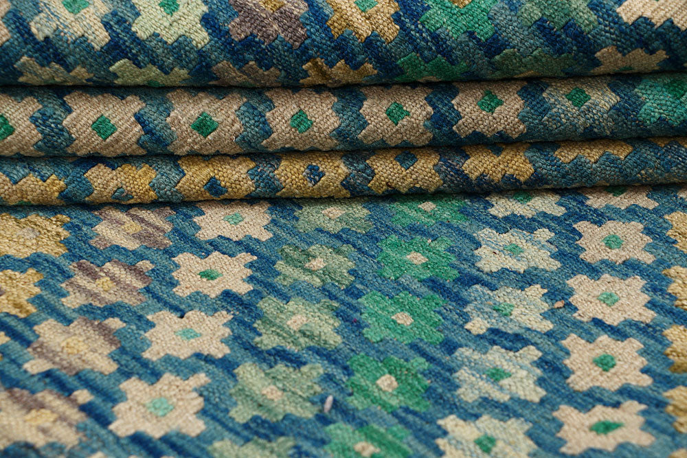 Multi Colored Kilim 8' 5 x 11' 4 - No. 66972 - ALRUG Rug Store