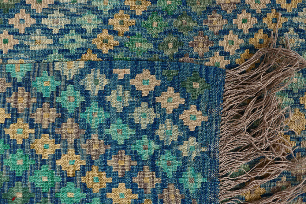 Multi Colored Kilim 8' 5 x 11' 4 - No. 66972 - ALRUG Rug Store