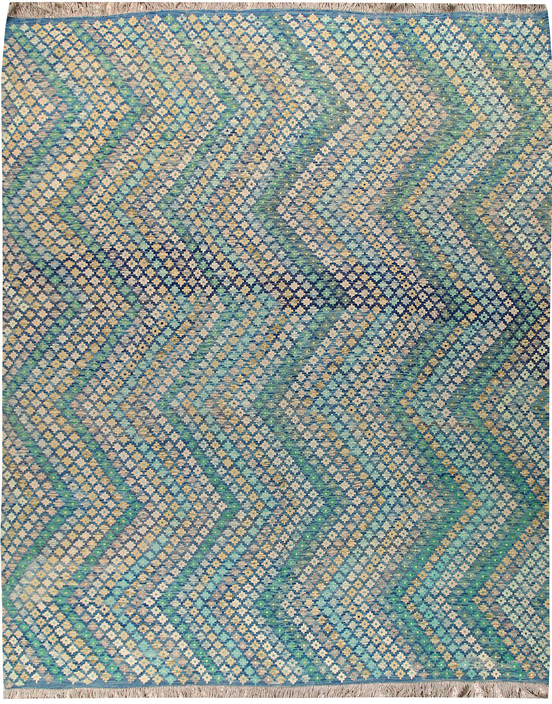 Multi Colored Kilim 9' 5 x 11' 9 - No. 66973 - ALRUG Rug Store