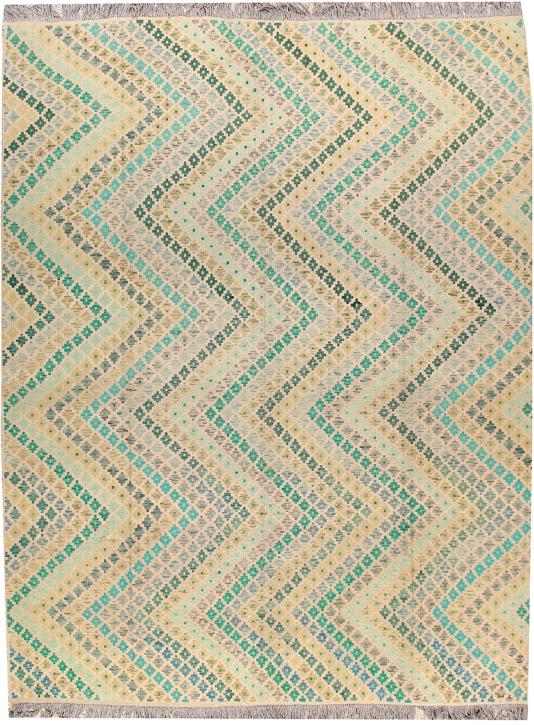 Multi Colored Kilim 9' 2 x 11' 10 - No. 66981 - ALRUG Rug Store