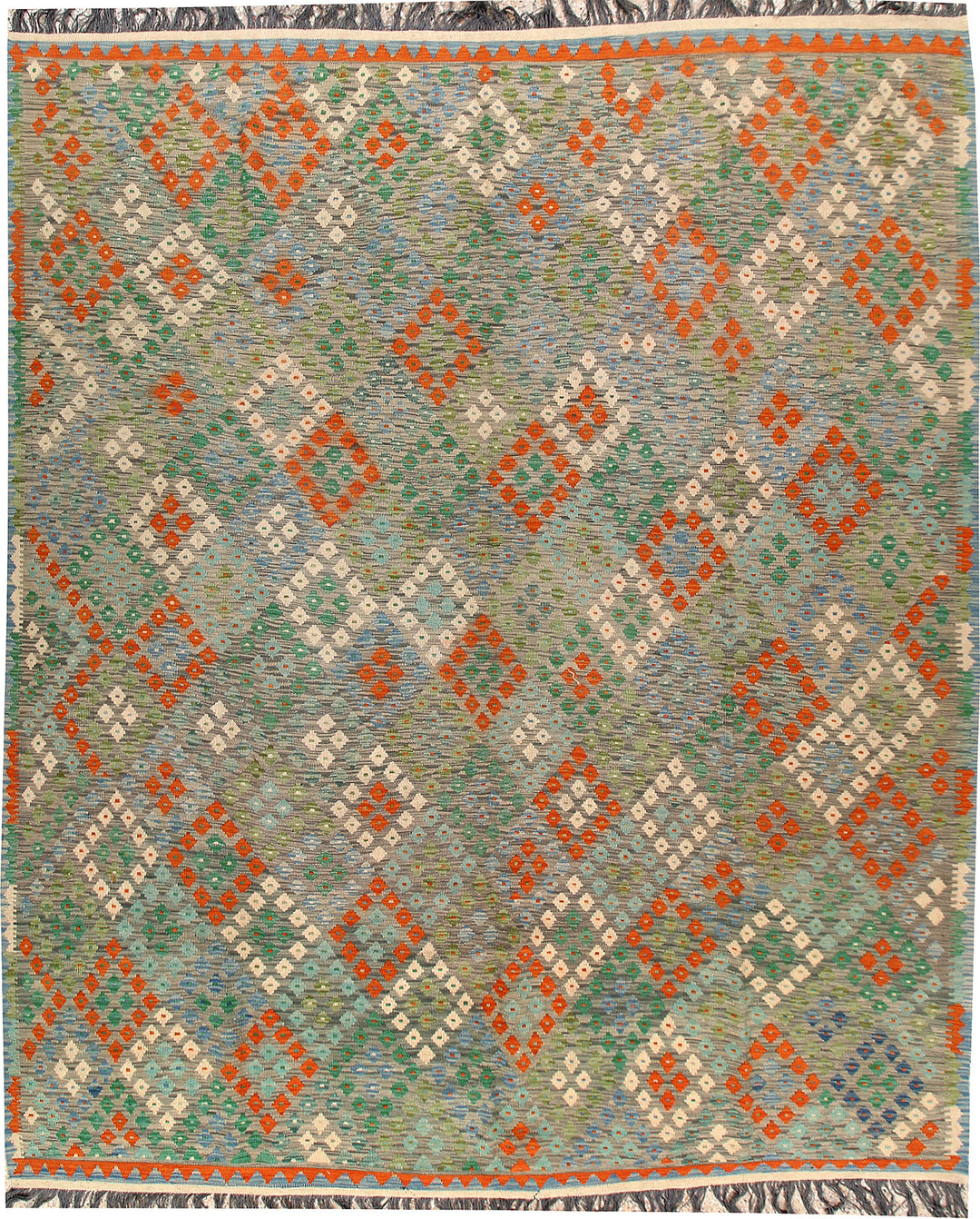 Multi Colored Kilim 8' 6 x 11' 4 - No. 66983 - ALRUG Rug Store