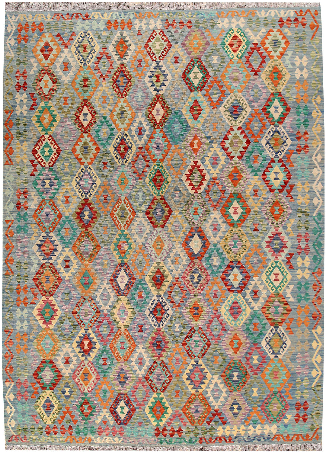 Multi Colored Kilim 8' 6 x 11' 8 - No. 66985 - ALRUG Rug Store