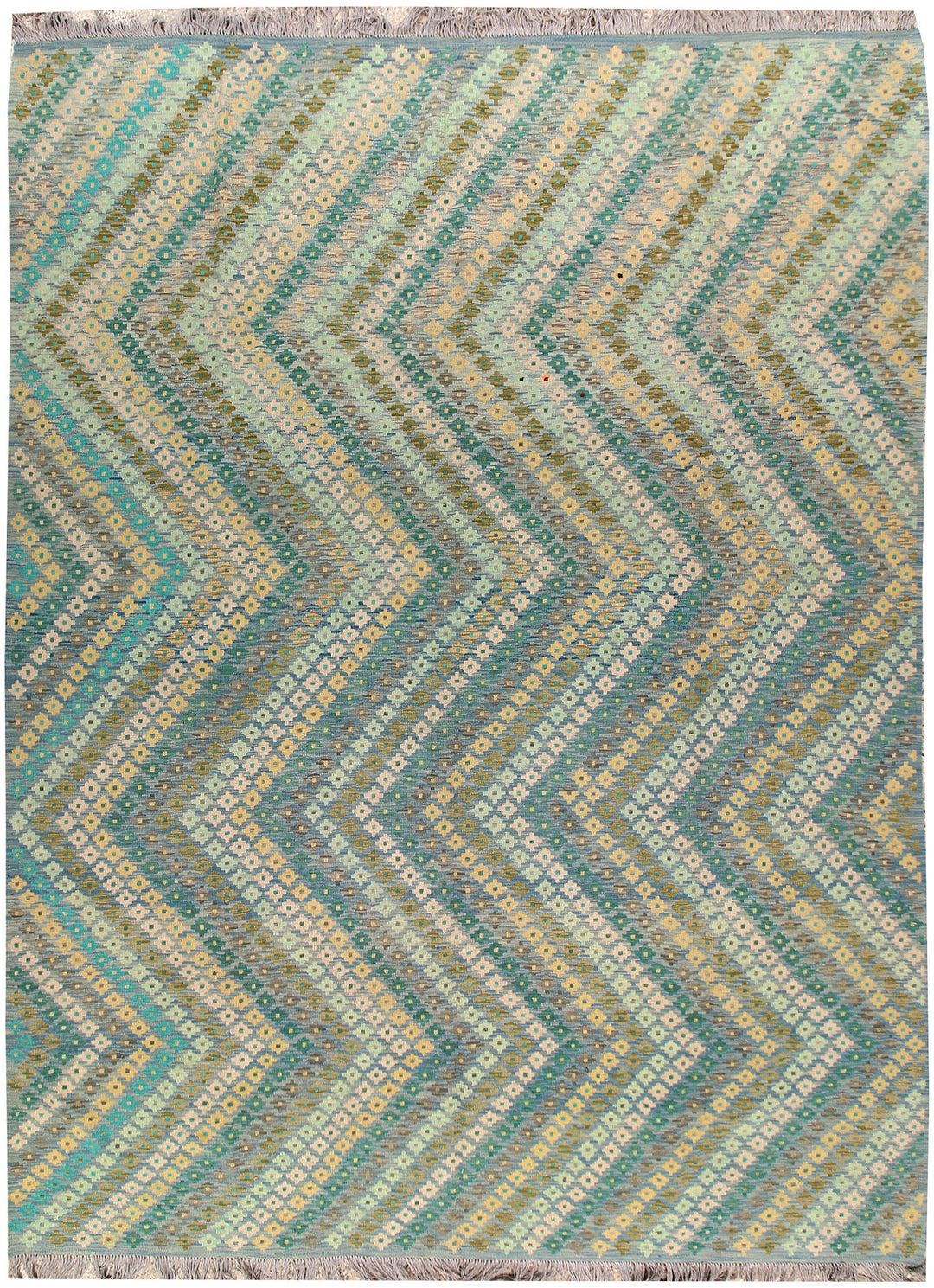 Multi Colored Kilim 8' 9 x 11' 9 - No. 66987 - ALRUG Rug Store