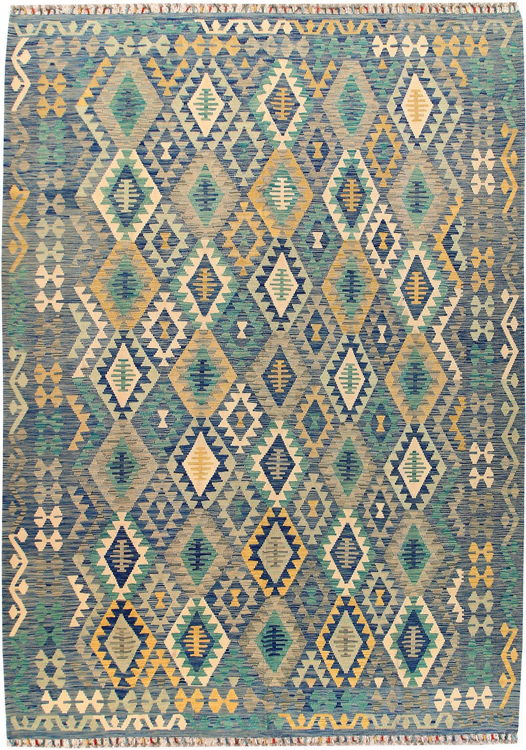 Multi Colored Kilim 8' 3 x 11' 5 - No. 66997 - ALRUG Rug Store