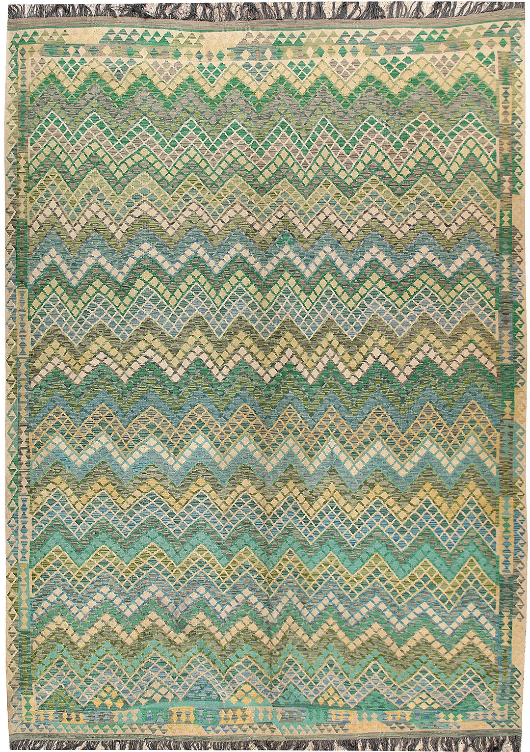 Multi Colored Kilim 8' 7 x 11' 10 - No. 67000 - ALRUG Rug Store