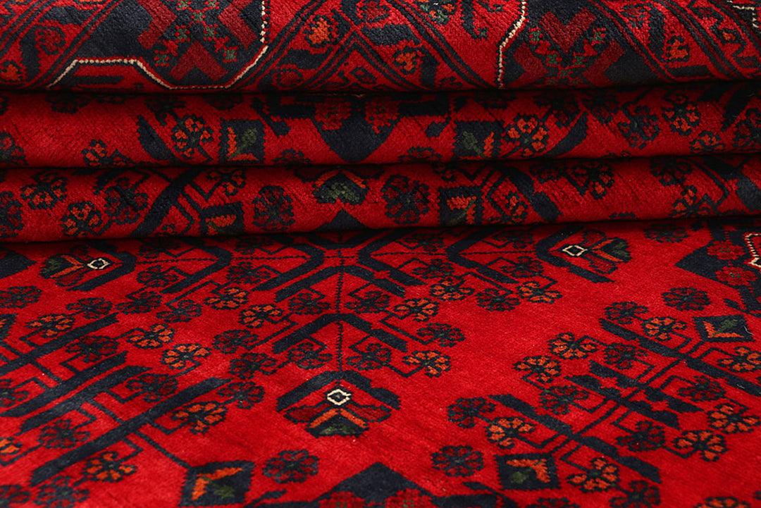 Dark Red Khal Mohammadi 6'  5" x 9'  2" - No. QA64316