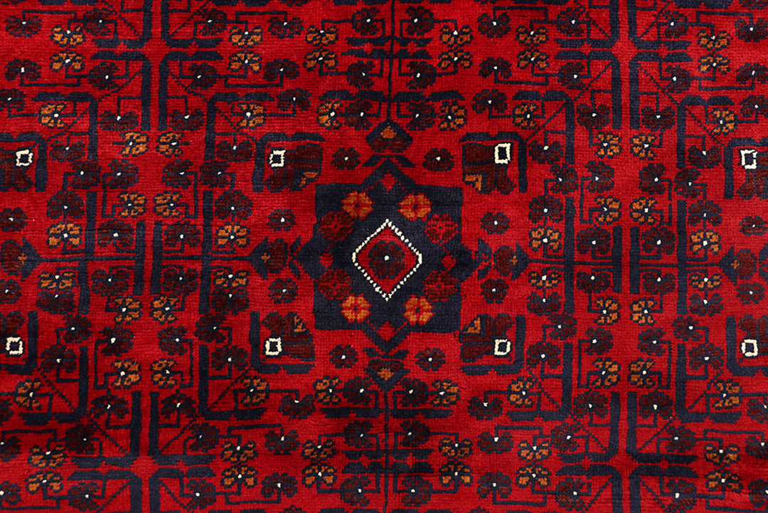 Dark Red Khal Mohammadi 6'  5" x 9'  5" - No. QA12637