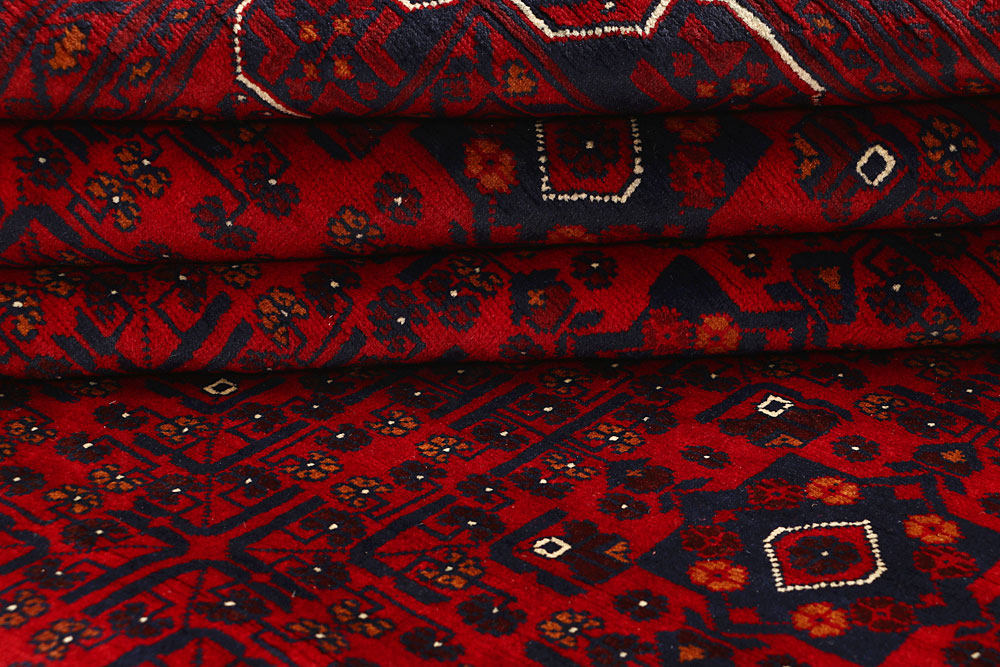 Dark Red Khal Mohammadi 6' 5 x 9' 5 - No. 67007 - ALRUG Rug Store
