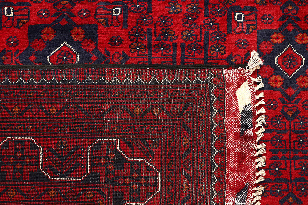 Dark Red Khal Mohammadi 6' 5 x 9' 5 - No. 67007 - ALRUG Rug Store
