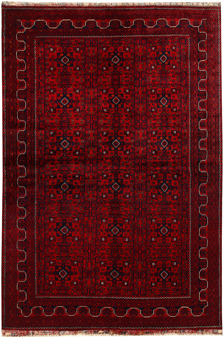 Dark Red Khal Mohammadi 6' 5 x 9' 5 - No. 67007 - ALRUG Rug Store