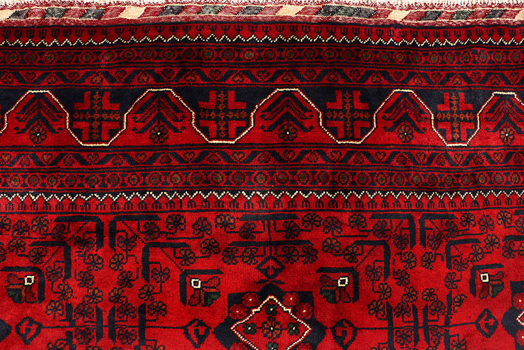 Dark Red Khal Mohammadi 6'  5" x 9'  4" - No. QA73186