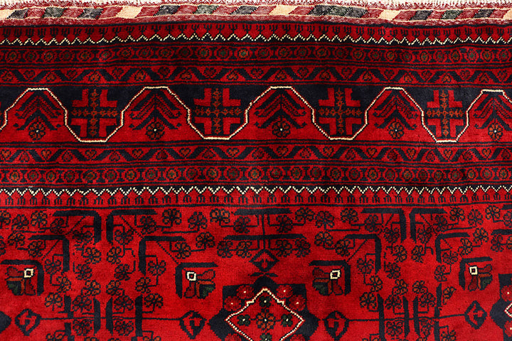 Dark Red Khal Mohammadi 6'  5" x 9'  4" - No. QA73186