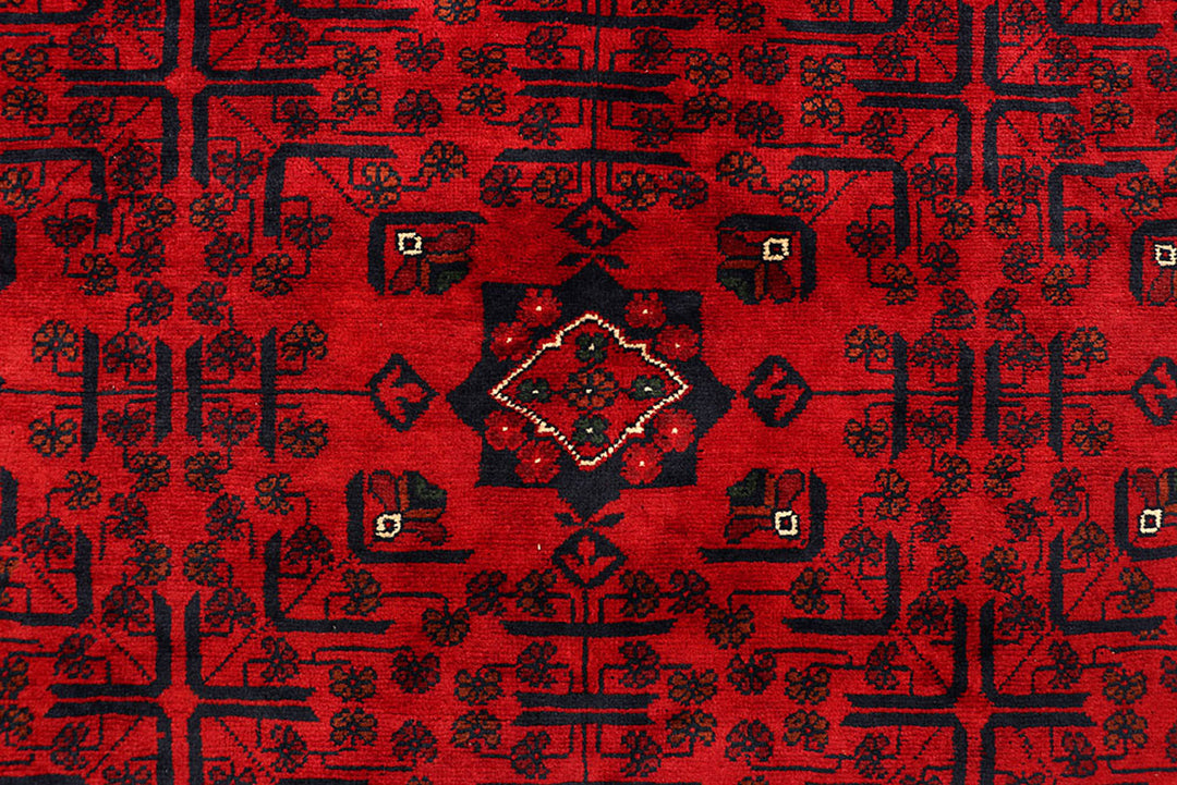 Dark Red Khal Mohammadi 6'  5" x 9'  4" - No. QA73186