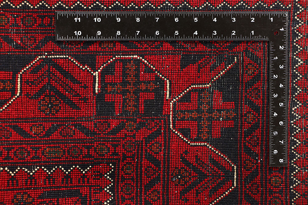 Dark Red Khal Mohammadi 6' 5 x 9' 4 - No. 67008 - ALRUG Rug Store