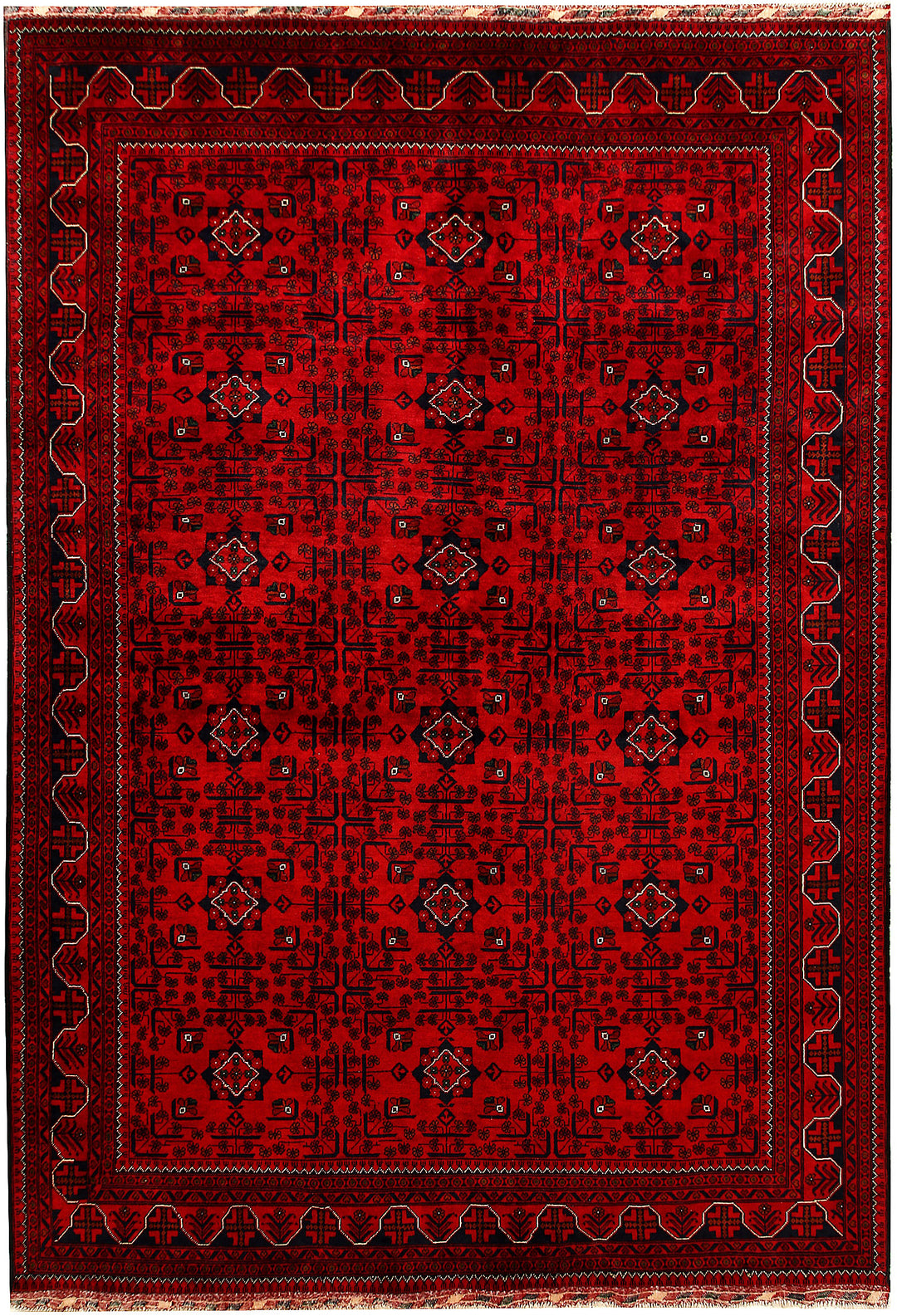Dark Red Khal Mohammadi 6' 5 x 9' 4 - No. 67008 - ALRUG Rug Store