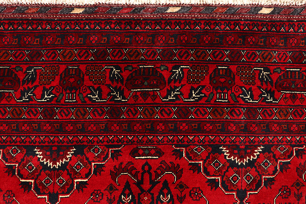 Dark Red Khal Mohammadi 6' 6 x 9' 8 - No. 67009 - ALRUG Rug Store