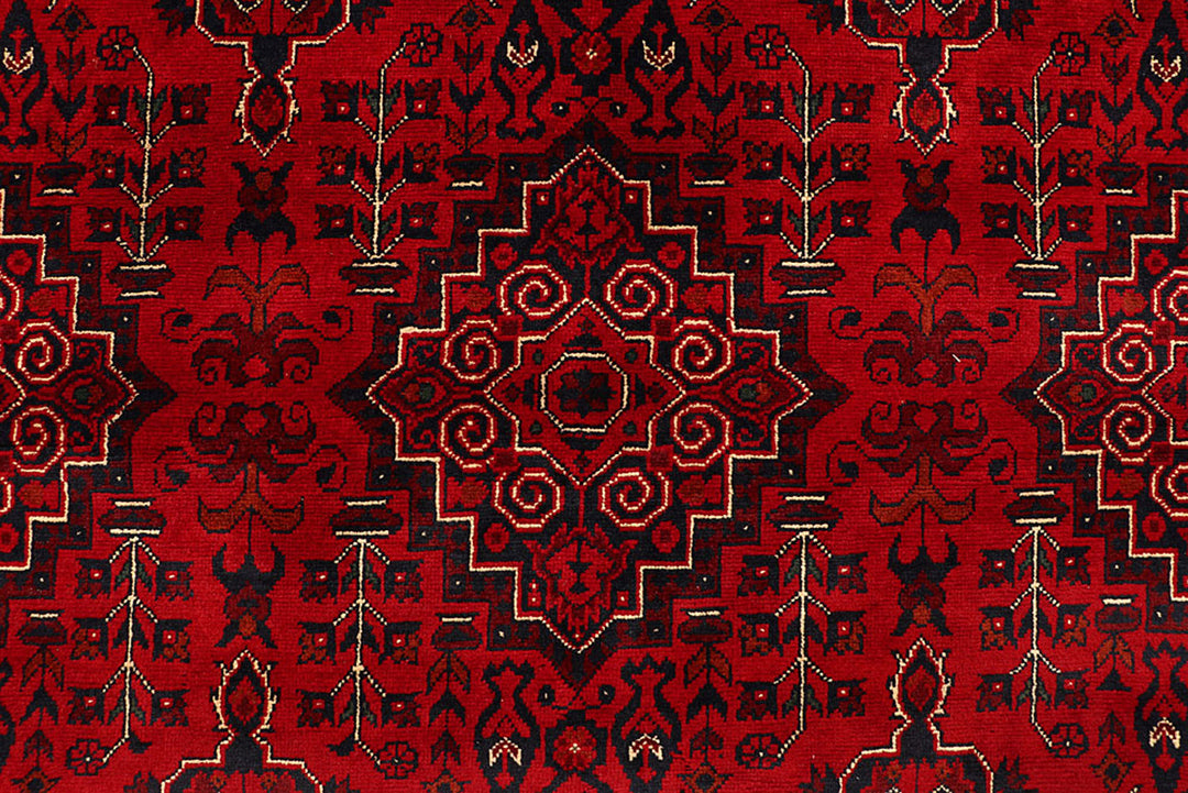 Dark Red Khal Mohammadi 6'  6" x 9'  8" - No. QA16088