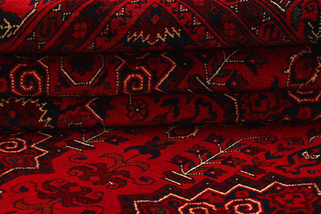 Dark Red Khal Mohammadi 6'  6" x 9'  8" - No. QA16088