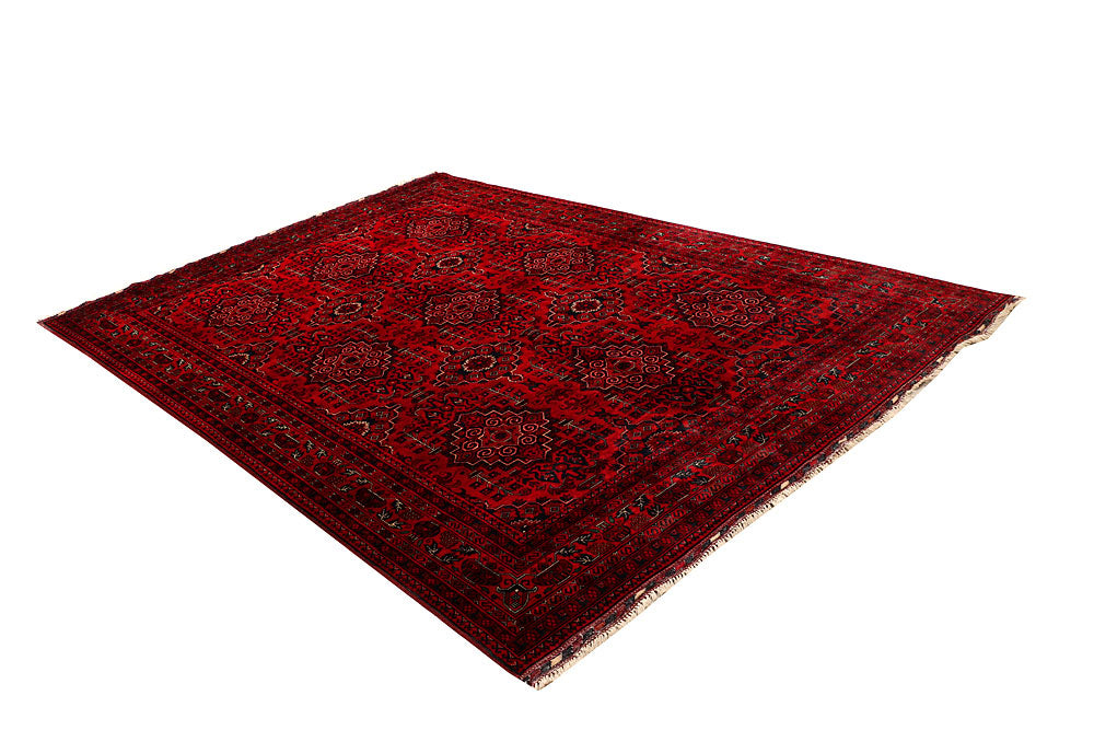 Dark Red Khal Mohammadi 6' 6 x 9' 8 - No. 67009 - ALRUG Rug Store