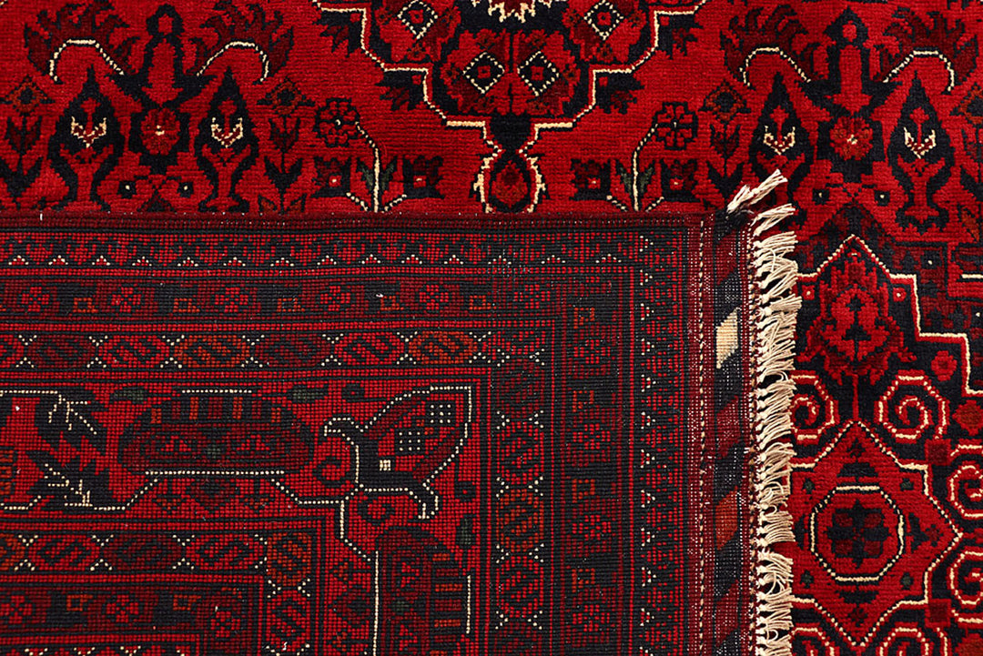 Dark Red Khal Mohammadi 6'  6" x 9'  8" - No. QA16088