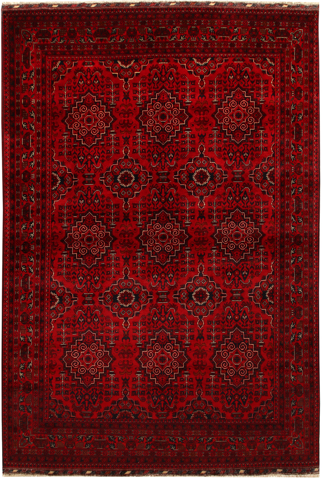Dark Red Khal Mohammadi 6' 6 x 9' 8 - No. 67009 - ALRUG Rug Store
