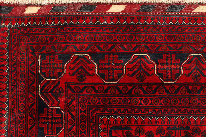 Dark Red Khal Mohammadi 6'  6" x 9'  5" - No. QA71235