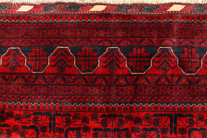 Dark Red Khal Mohammadi 6'  6" x 9'  5" - No. QA71235