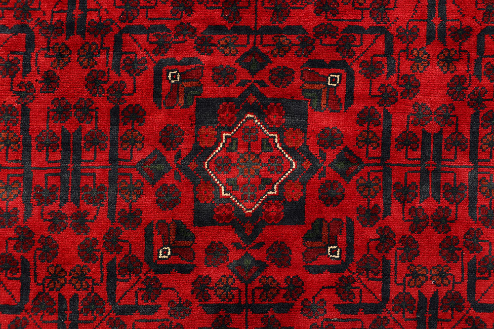 Dark Red Khal Mohammadi 6' 6 x 9' 5 - No. 67010 - ALRUG Rug Store