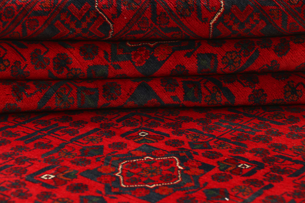 Dark Red Khal Mohammadi 6' 6 x 9' 5 - No. 67010 - ALRUG Rug Store