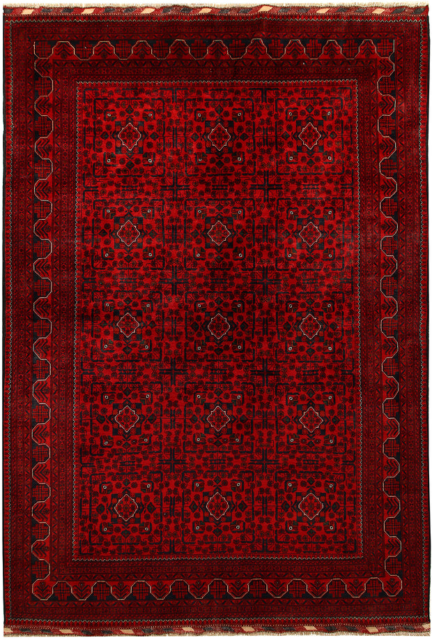 Dark Red Khal Mohammadi 6' 6 x 9' 5 - No. 67010 - ALRUG Rug Store