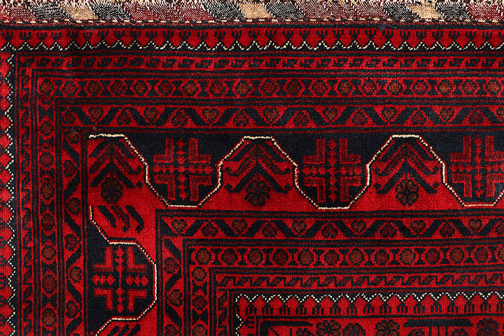 Dark Red Khal Mohammadi 6'  4" x 9'  5" - No. QA39800