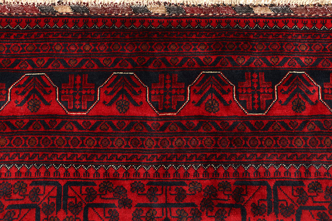 Dark Red Khal Mohammadi 6'  4" x 9'  5" - No. QA39800