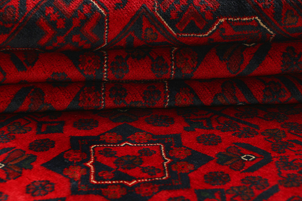 Dark Red Khal Mohammadi 6' 4 x 9' 5 - No. 67011 - ALRUG Rug Store