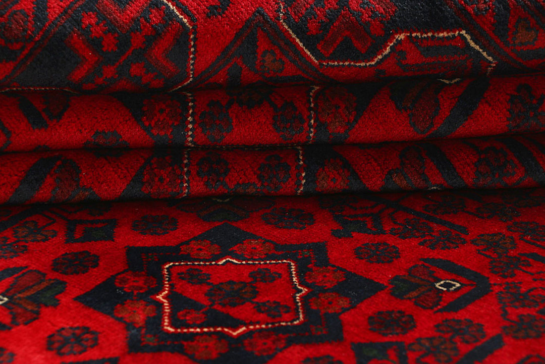 Dark Red Khal Mohammadi 6'  4" x 9'  5" - No. QA39800