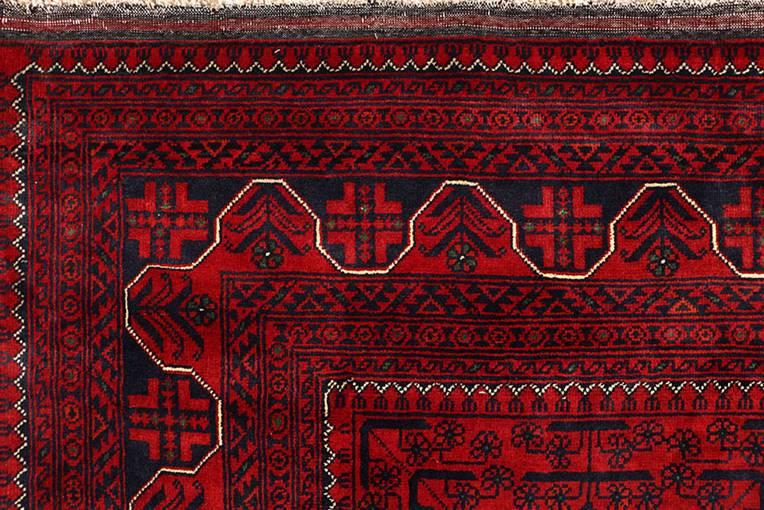 Dark Red Khal Mohammadi 6'  6" x 9'  8" - No. QA92481