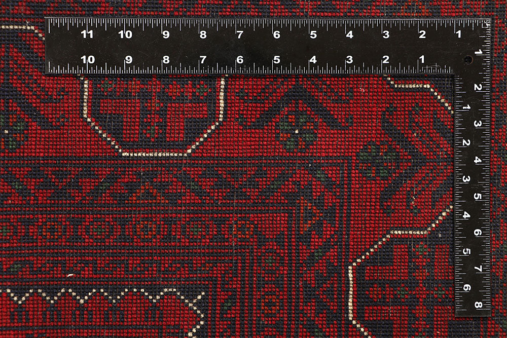 Dark Red Khal Mohammadi 6' 6 x 9' 8 - No. 67013 - ALRUG Rug Store
