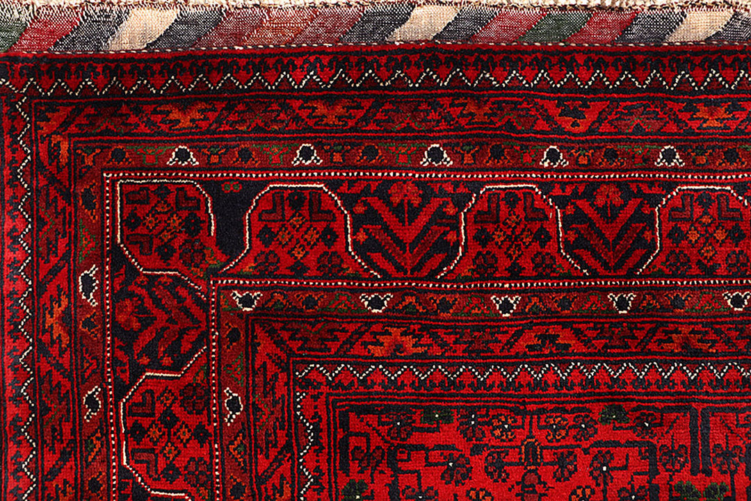 Dark Red Khal Mohammadi 6'  6" x 9'  10" - No. QA21676