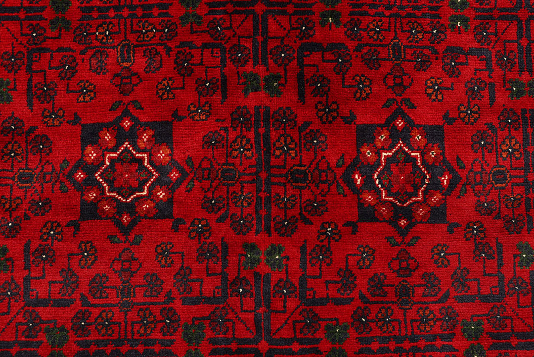 Dark Red Khal Mohammadi 6'  6" x 9'  10" - No. QA21676